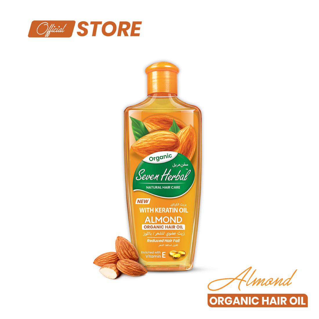 Almond Hair Oil with Keratin Oil 100ml